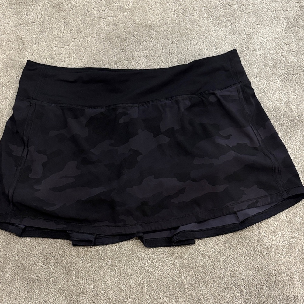 Pace rival Camo lululemon athletica Black Athletic Skort